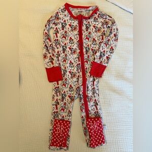 Birdie Bean Bluey Christmas Convertible Romper